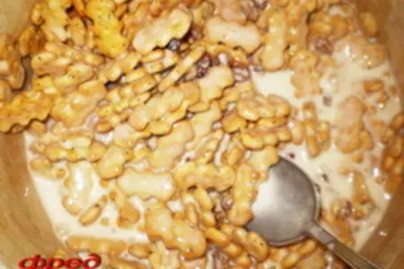 Пасхальный торт без выпечки: шаг 2