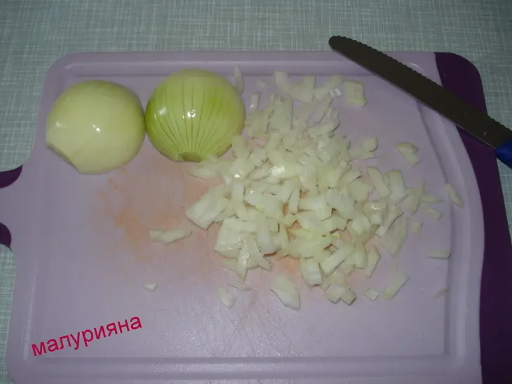 Салат "жёлтый": шаг 3