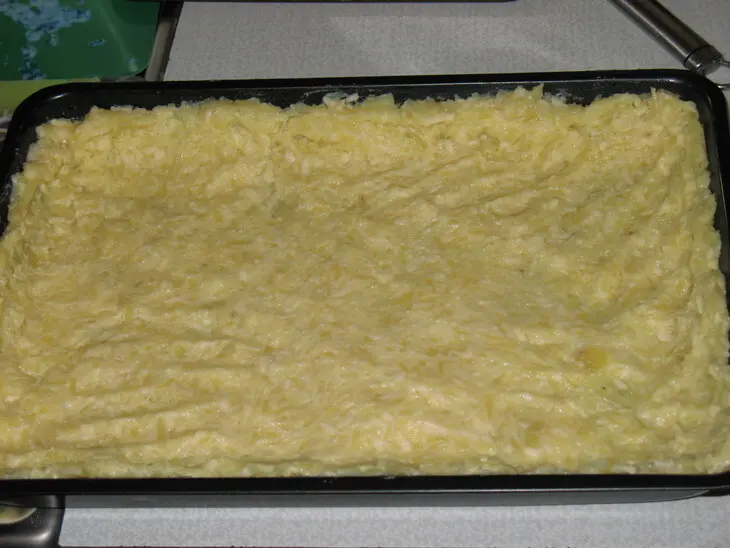 Картофельный «пирог» с курицей и пореем.: шаг 2