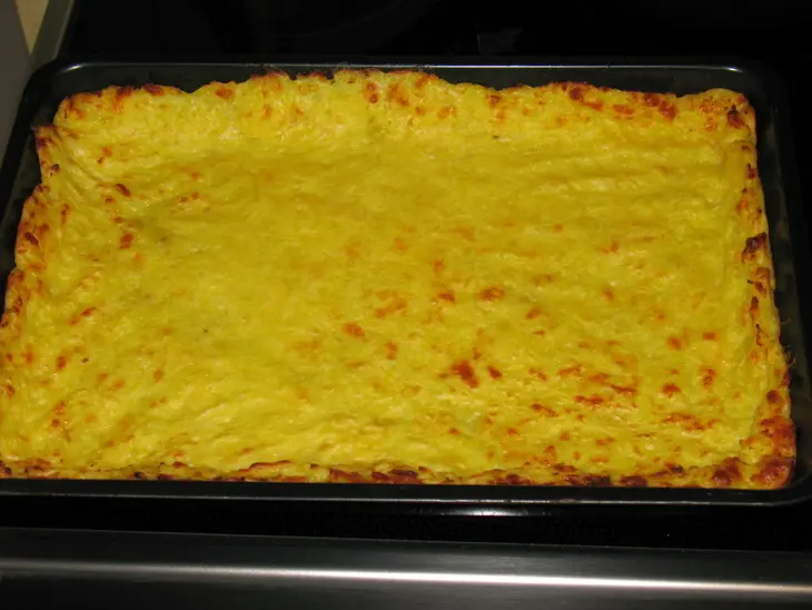 Картофельный «пирог» с курицей и пореем.: шаг 3
