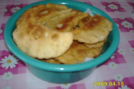 Чебуреки: шаг 4