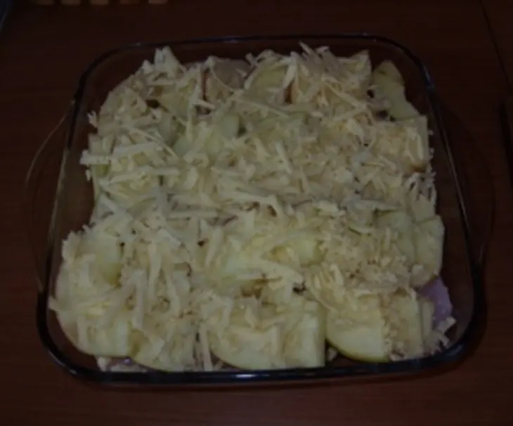 Куриная грудка, запеченная с яблоками и лимоном: шаг 4