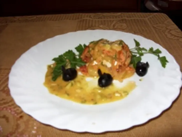 Куриная грудка, запеченная с яблоками и лимоном: шаг 6