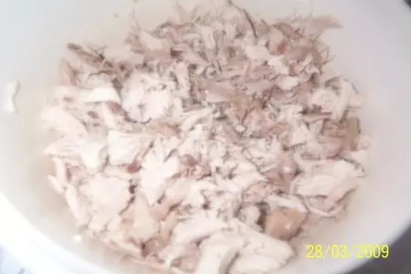 Пирог с курицей и грибами: шаг 1