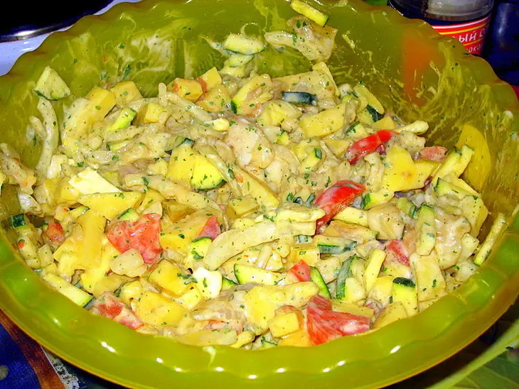 Рыбка с овощами.: шаг 3