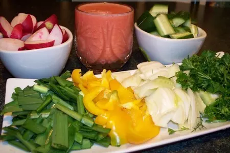 Суп "gazpacho" классический: шаг 4