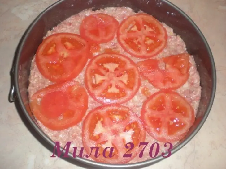 Мясной пирог с овсянкой: шаг 2