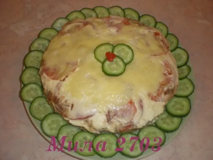 Мясной пирог с овсянкой: шаг 4