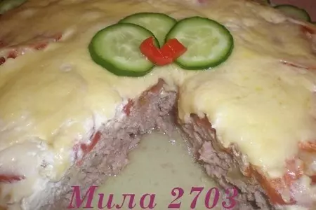 Мясной пирог с овсянкой: шаг 5