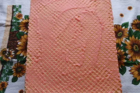 Вафельные пироженые с желе: шаг 3