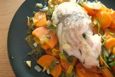 Запеченная камбала с овощами: шаг 9
