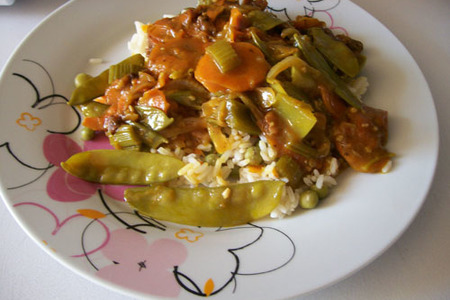 Вкусные овощи с карри по-китайски: шаг 8