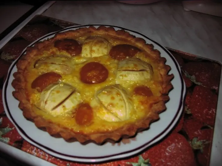 Пирог с яблоками и абрикосами: шаг 1