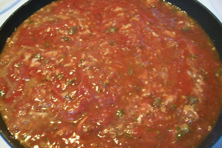 Спагетти с соусом из тунца: шаг 8