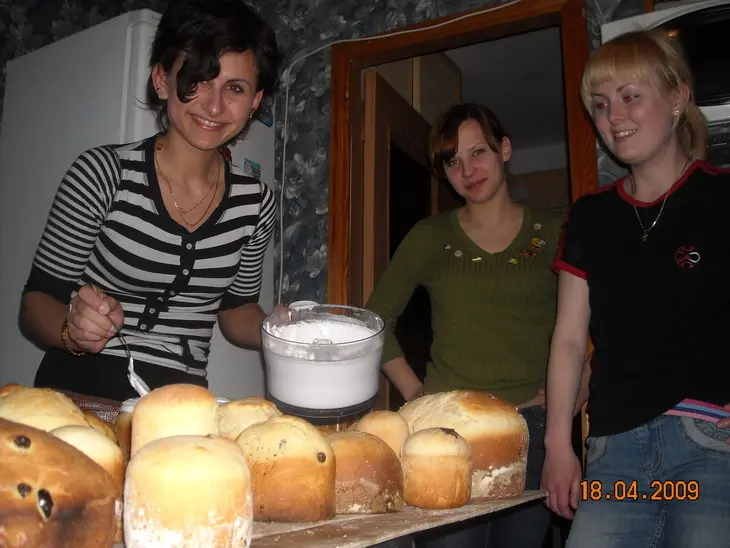 Пасхальный кулич (заварной), в нашем дружном исполнении: шаг 4