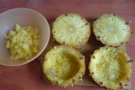 Фаршированный ананас: шаг 3