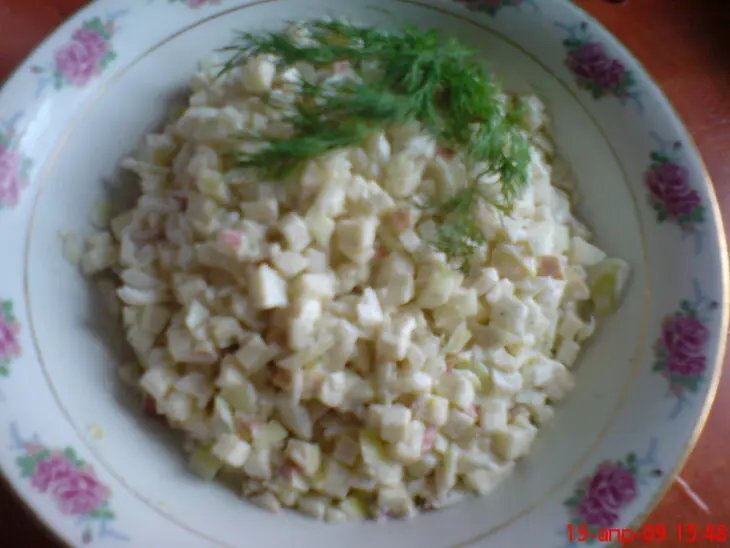 Луковый салатик (прекрасное дополнение к мясу): шаг 4