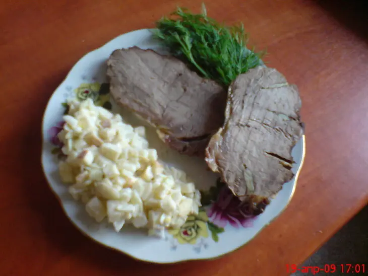 Луковый салатик (прекрасное дополнение к мясу): шаг 5