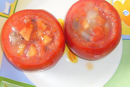 Омлет.. или помидоры фаршированные: шаг 6