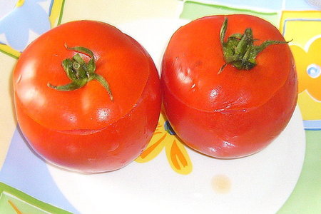 Омлет.. или помидоры фаршированные: шаг 7