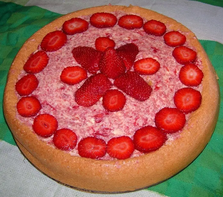 Eper torta- торт с клубникой: шаг 9