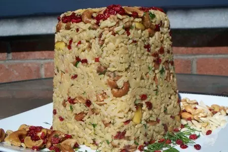 Праздничный рис с орехами и барбарисом: шаг 4