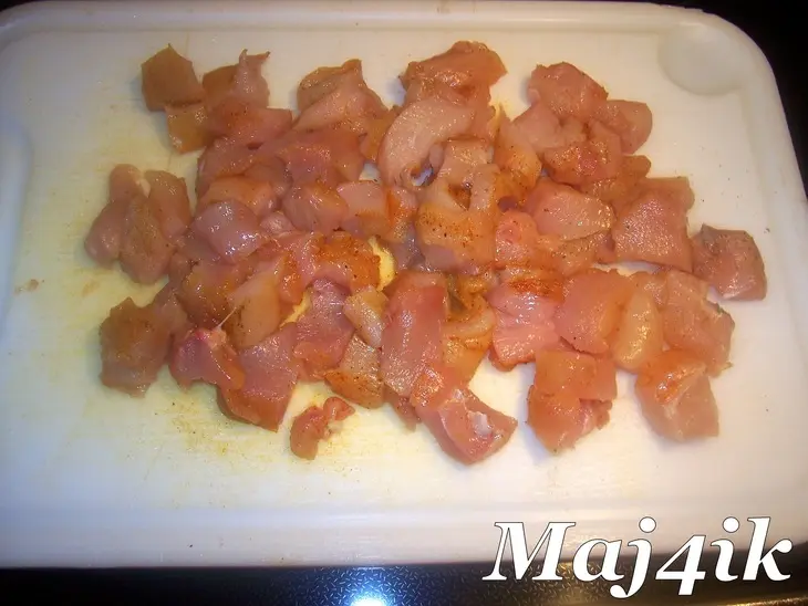 Курочка под шубкой в сливочно-горчичном маринаде: шаг 1