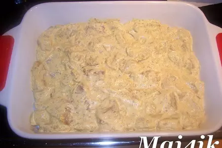 Курочка под шубкой в сливочно-горчичном маринаде: шаг 3