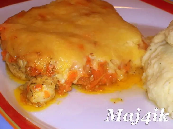Курочка под шубкой в сливочно-горчичном маринаде: шаг 8