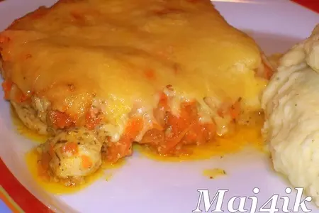 Курочка под шубкой в сливочно-горчичном маринаде: шаг 8