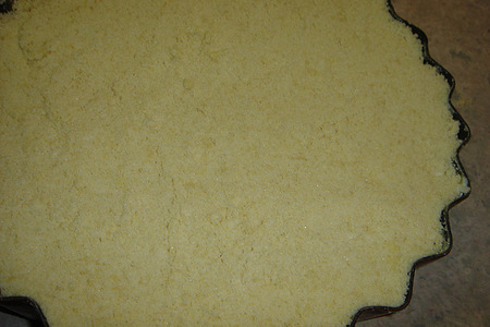 Творожно-яблочный пирог с песочной крошкой: шаг 3