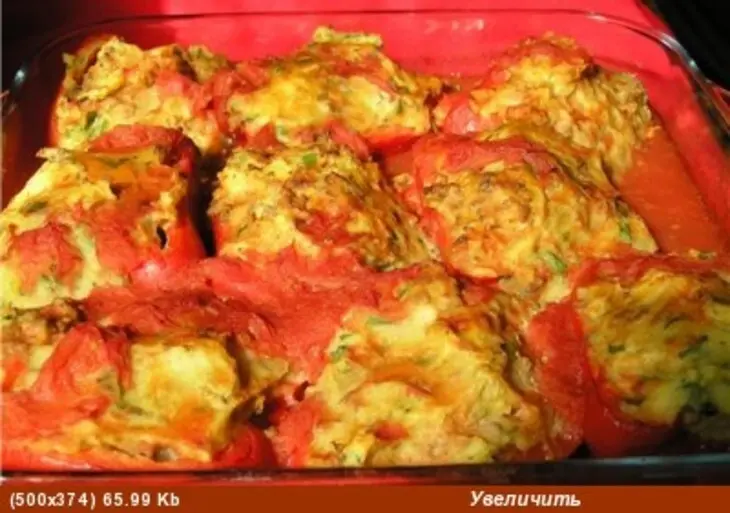 Сладкий перец, фаршированный картофельным пюре с мясом: шаг 2