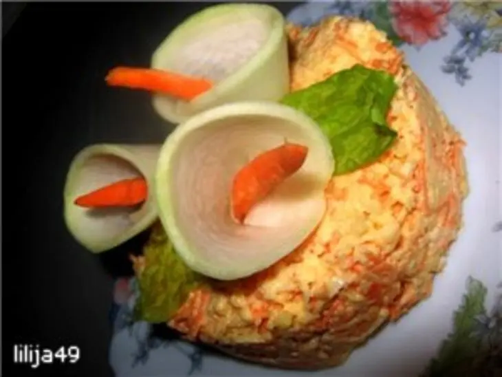 Салат "полезная парочка": шаг 1