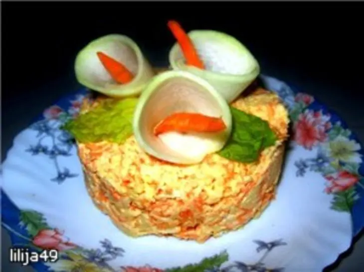 Салат "полезная парочка": шаг 3