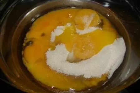 Кекс с сухофруктами и орехами: шаг 2