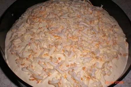 Пирог "яичный" с творожным сыром: шаг 2