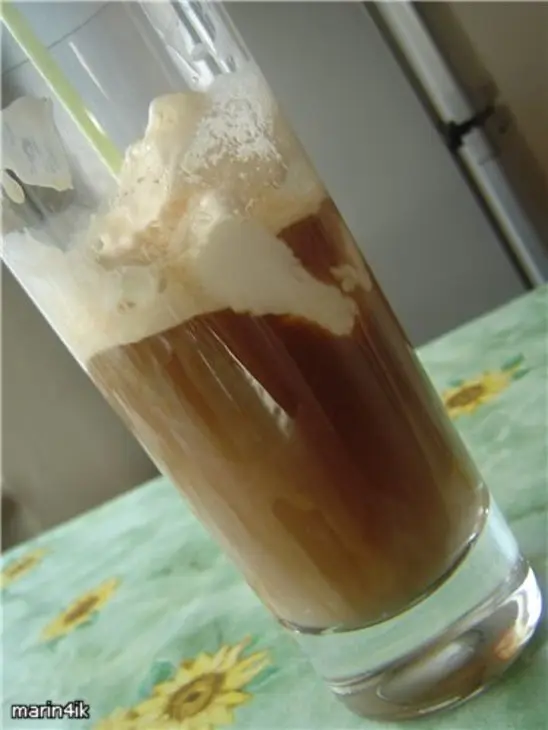 Кофе с мороженым-eiskaffee: шаг 1