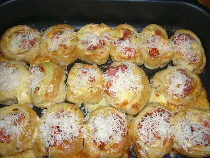 Розочки - мини пиццы: шаг 6