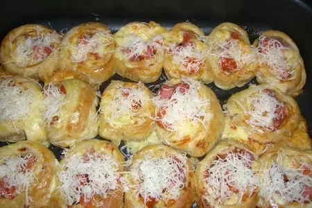Розочки - мини пиццы: шаг 6