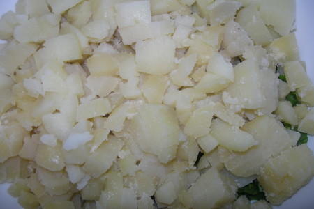 Луковая корзинка с картофельным салатом: шаг 6