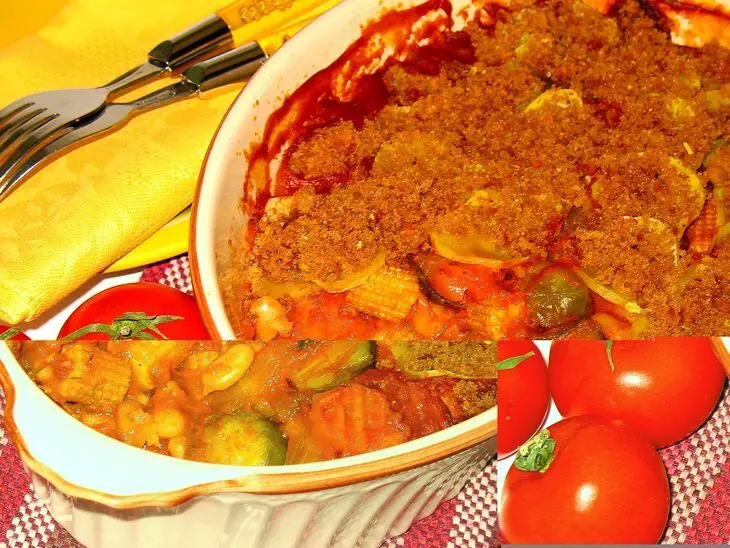 Овощное жаркое с фасолью.: шаг 6
