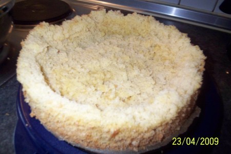 Торт-пирог "малиновое наслаждение": шаг 6
