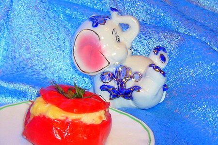Омлет.. или помидоры фаршированные-2: шаг 1