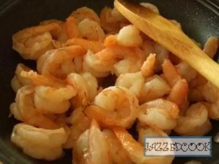 Shrimp uvetsi - креветки юветси: шаг 1