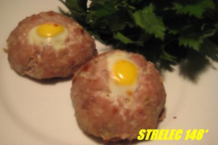 "гнезда" с перепелиными яйцами: шаг 1