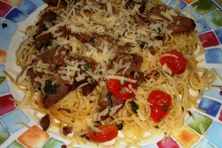 Спагетти с помидорами(и не только): шаг 5