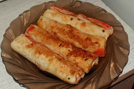 Крабовые рулетики вкусные: шаг 5
