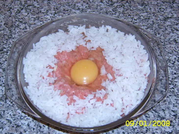 Котлеты с рисом: шаг 3