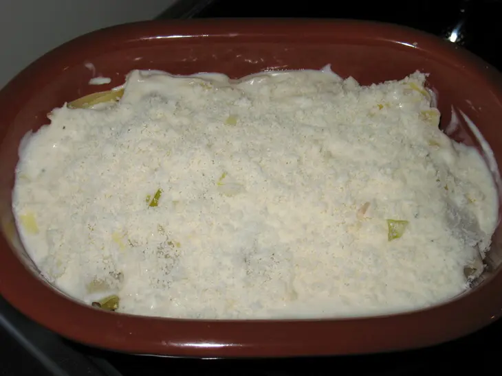 Канеллони с курицей и грибами: шаг 7