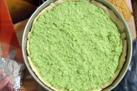 Пирог «весенняя зелень» с творогом: шаг 5